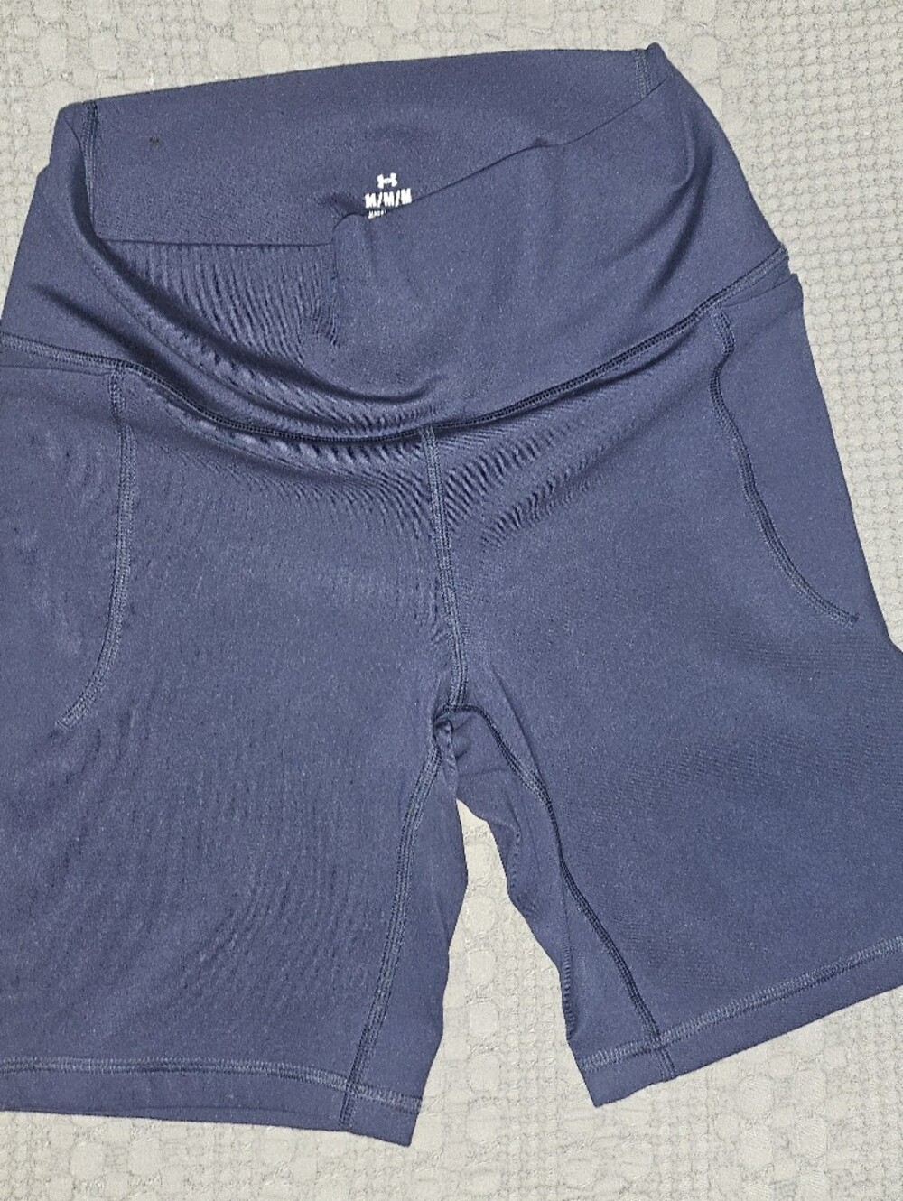 Under Armour Navy Blue Women's Athletic Compression Shorts